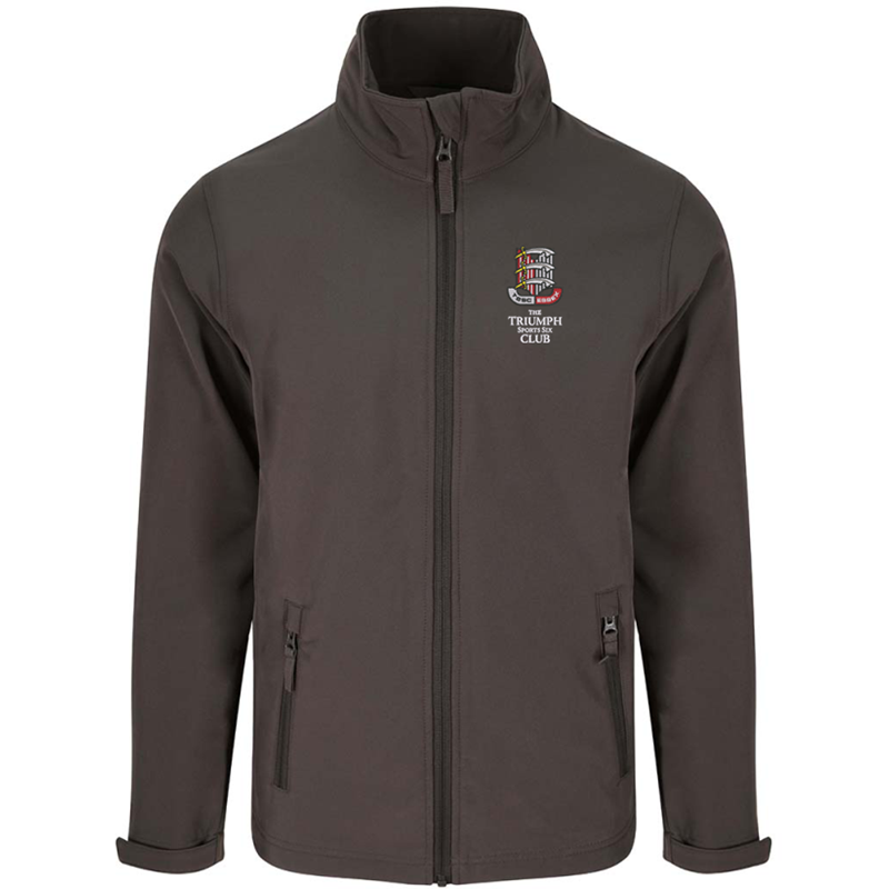 Please consult your AO for your preferred area colour Softshell full zip jacket embroidered with club logo of your choice to left breast, thread colours of text changed to suit when required.
