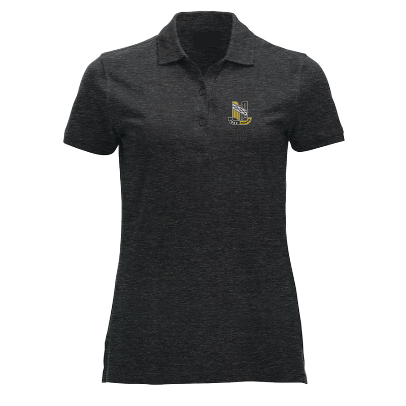 Please consult your AO for your preferred area colour Polyester/Cotton poloshirt lady fit, with your choice of Triumph logo embroidered to the left breast. Colour text will be changed on dark colour garments to white.