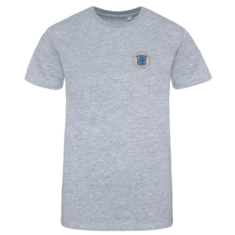 Cotton Crew neck T Shirt embroidered with logo of your choice to the left breast.