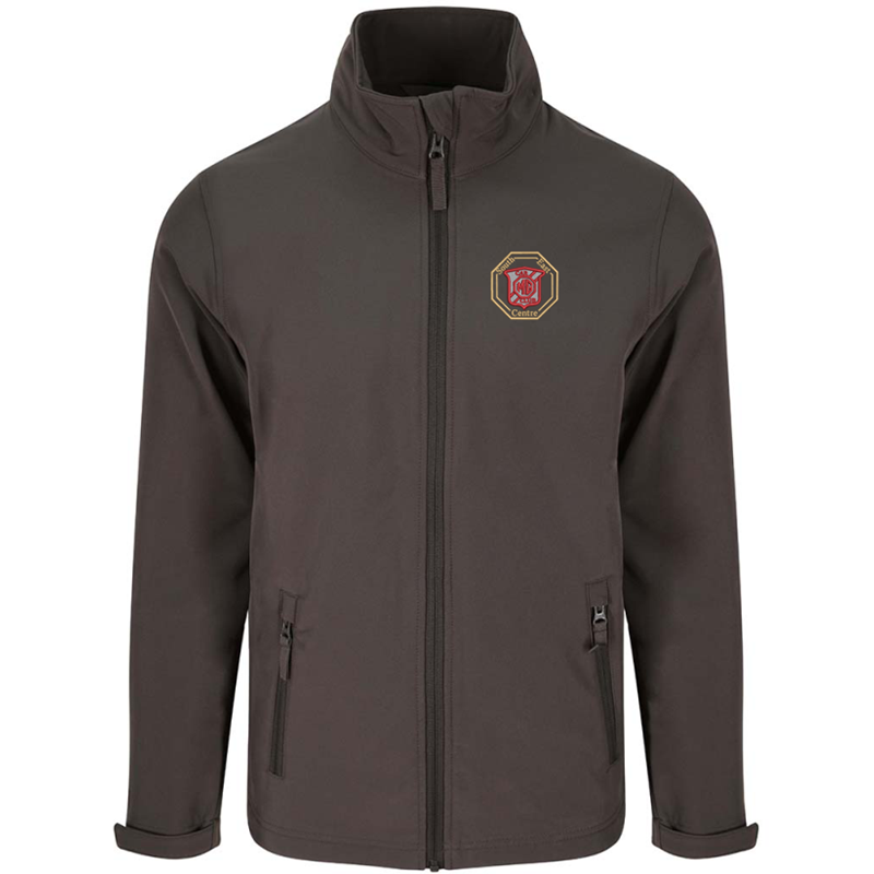 Full Zip Waterproof compact fleece lined Jacket with embroidered logo to left breast.