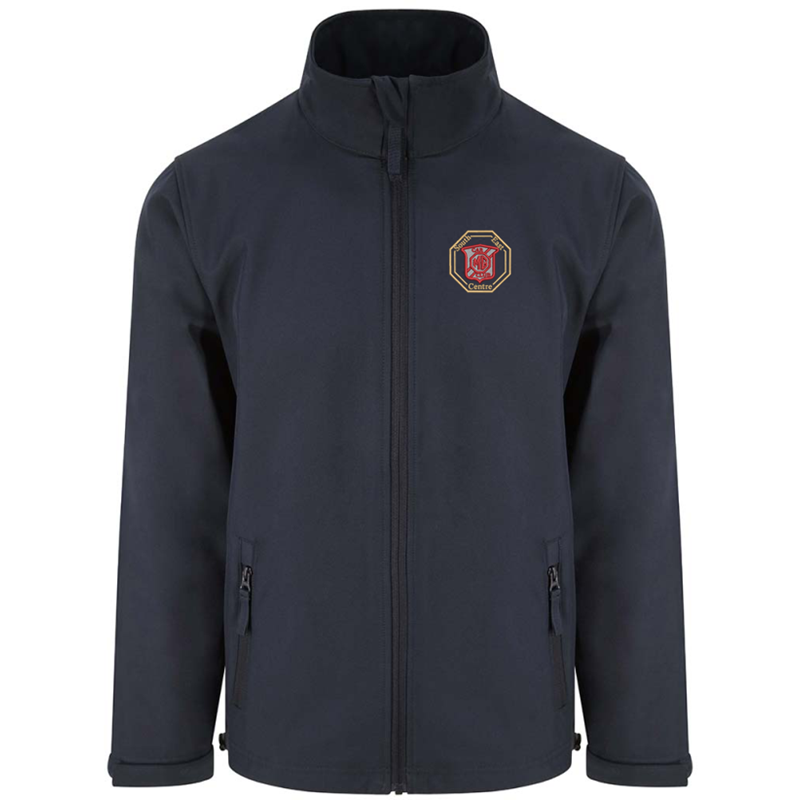 Full Zip Waterproof compact fleece lined Jacket with embroidered logo to left breast.