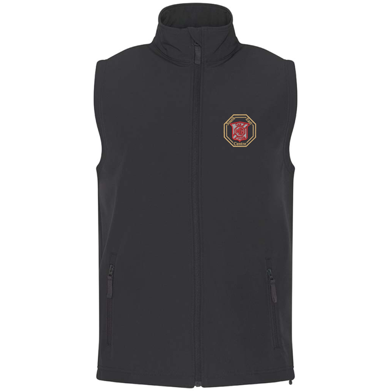 Waterproof Gilet with embroidered logo.