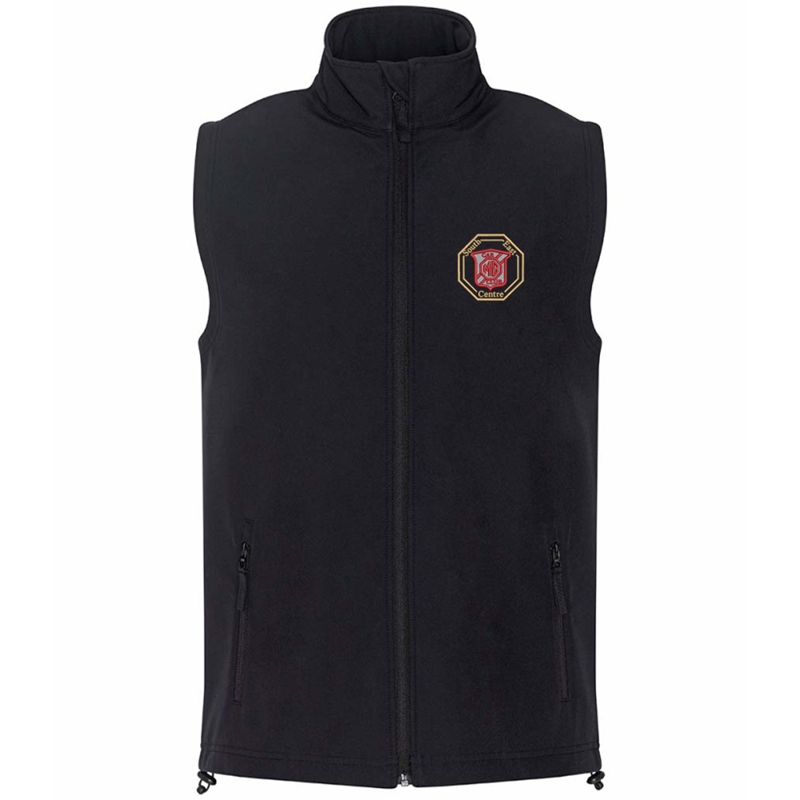 Waterproof Gilet with embroidered logo.