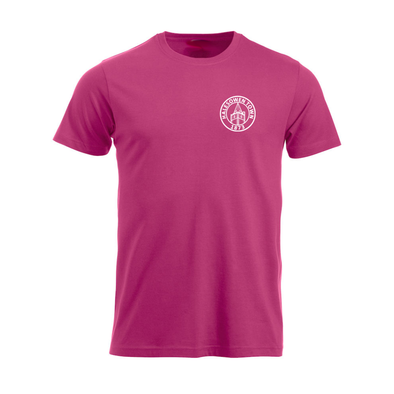 Premium cotton crew neck t shirt printed Club logo to front. Available in Youths, Mens/Unisex and Ladies sizes.