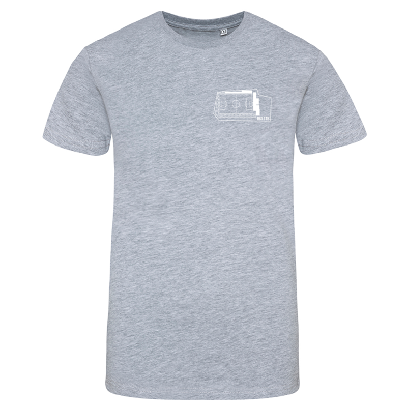 Premium cotton crew neck t shirt printed Stadium design. Available in Youths, Mens/Unisex and Ladies sizes.