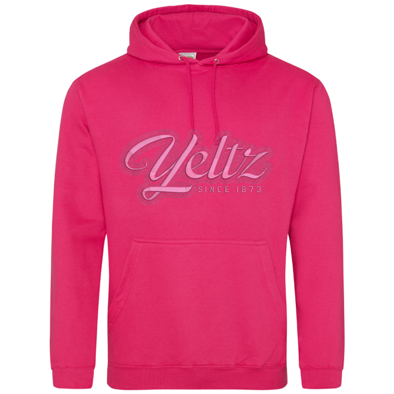 Classic hooded sweatshirt with 3D embossed embroidered logo to the front chest.