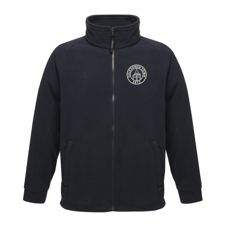 Premium fleece jacket, full zip, with club logo embroidered to left breast.