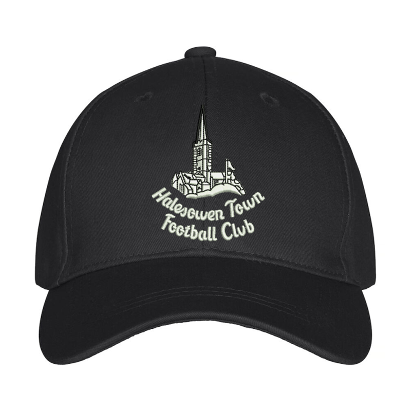 Premium cap embroidered with church logo to front.