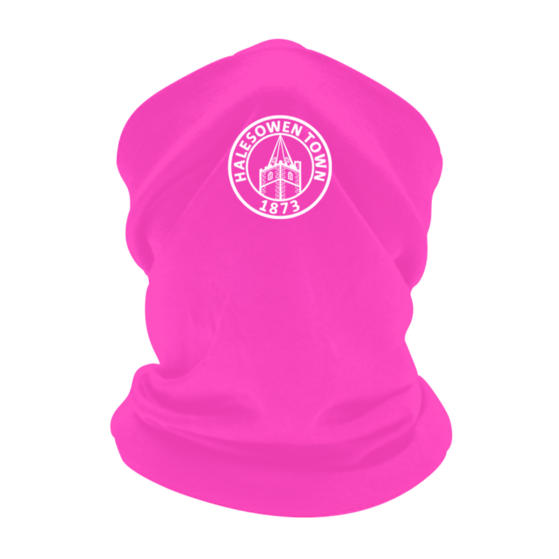Polyester fabric neck warmer with Yeltz logo, perfect for those cold matches. One size