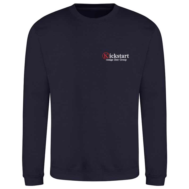 Polycotton sweatshirt embroidered with club logo to left breast. Unisex sizes XS up to 4XL