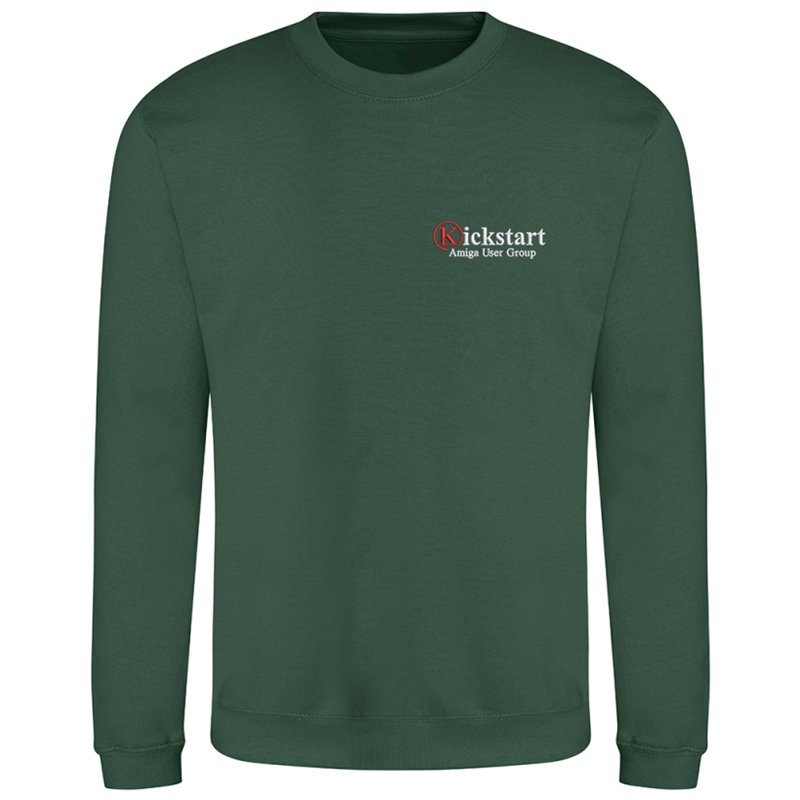 Polycotton sweatshirt embroidered with club logo to left breast. Unisex sizes XS up to 4XL