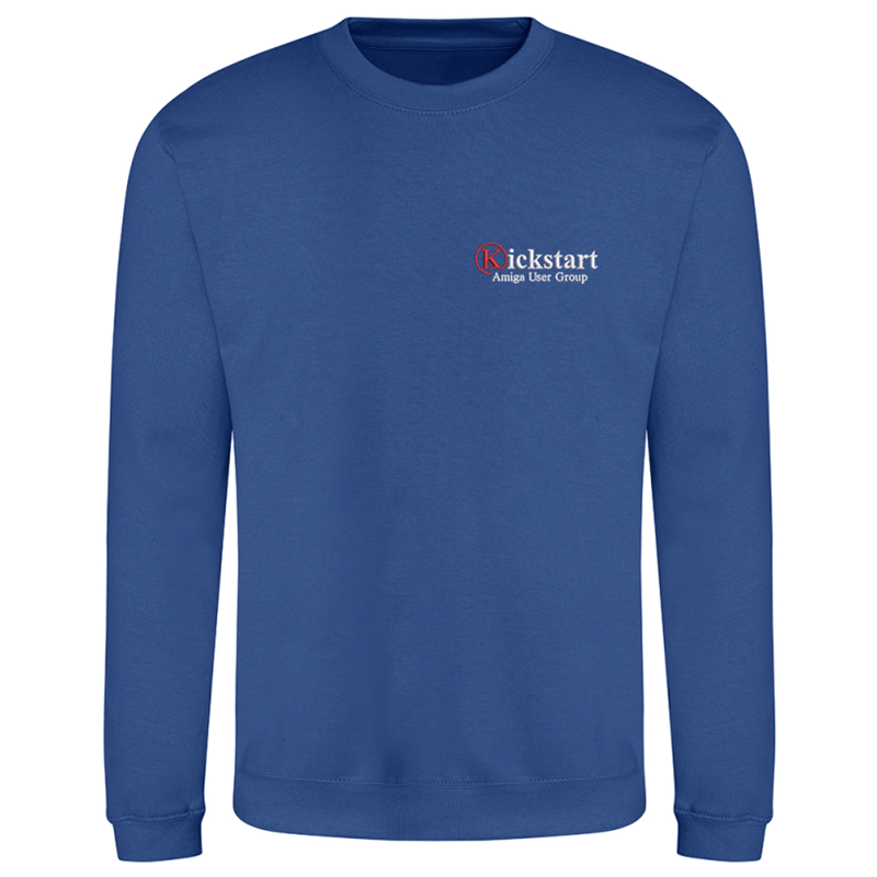 Polycotton sweatshirt embroidered with club logo to left breast. Unisex sizes XS up to 4XL