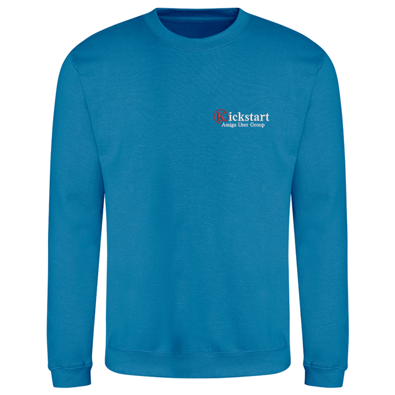 Polycotton sweatshirt embroidered with club logo to left breast. Unisex sizes XS up to 4XL