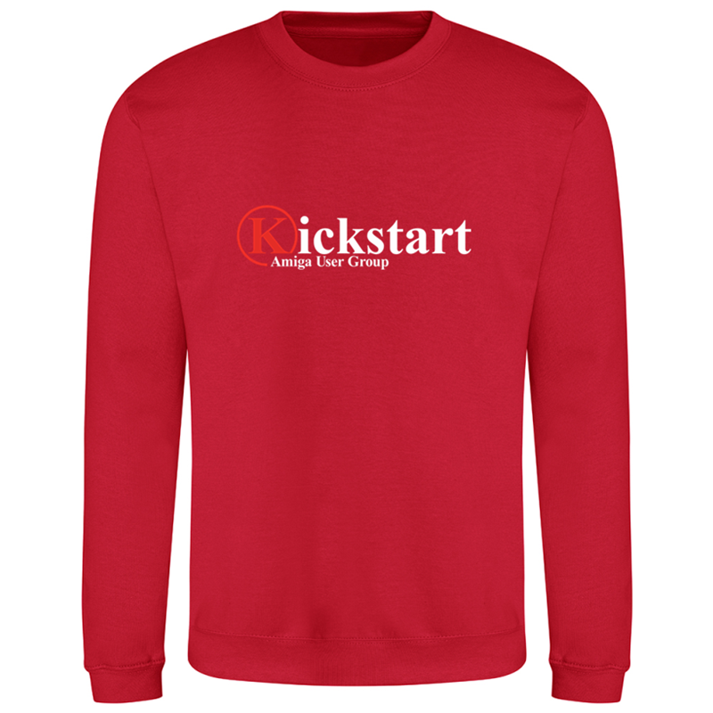 Polycotton sweatshirt printed with club logo to chest. Unisex sizes XS up to 4XL