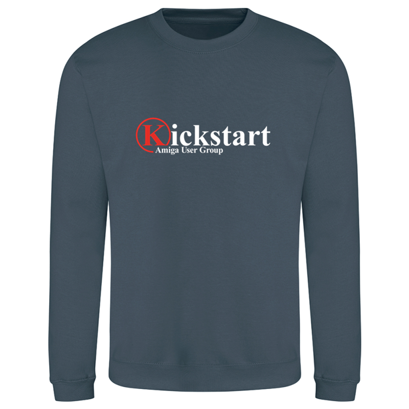 Polycotton sweatshirt printed with club logo to chest. Unisex sizes XS up to 4XL