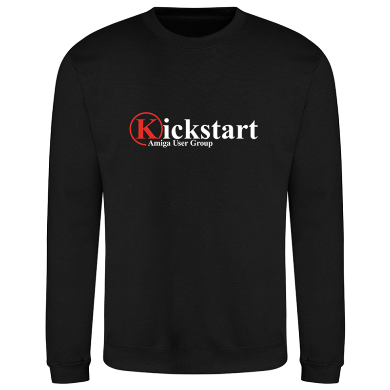 Polycotton sweatshirt printed with club logo to chest. Unisex sizes XS up to 4XL