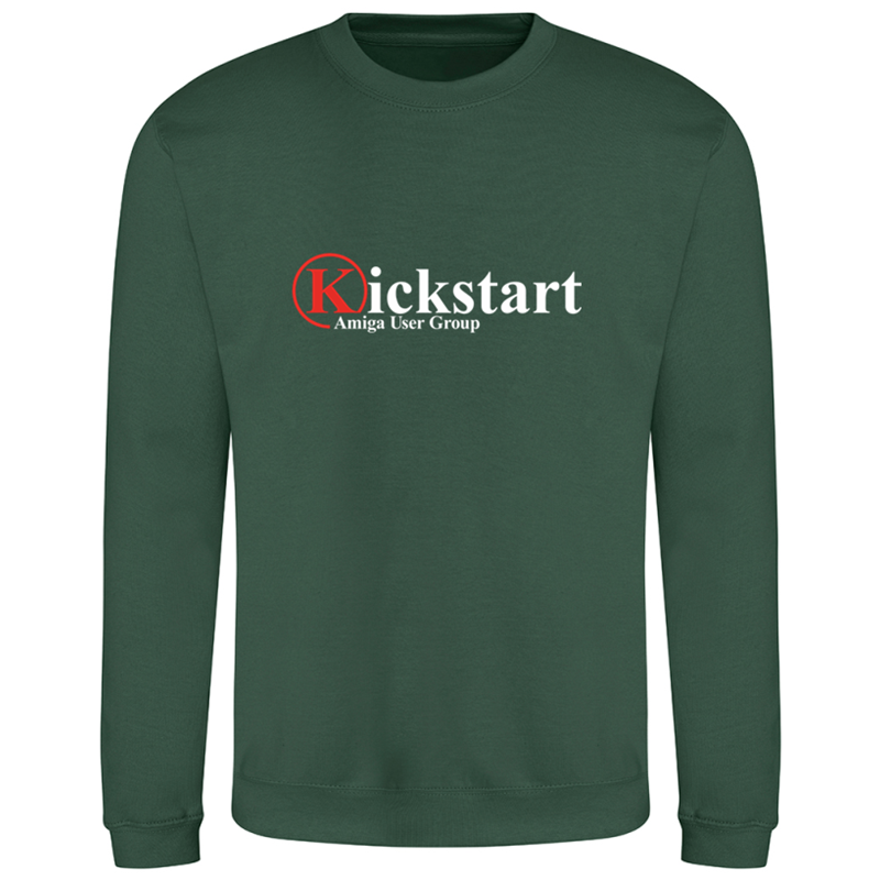Polycotton sweatshirt printed with club logo to chest. Unisex sizes XS up to 4XL