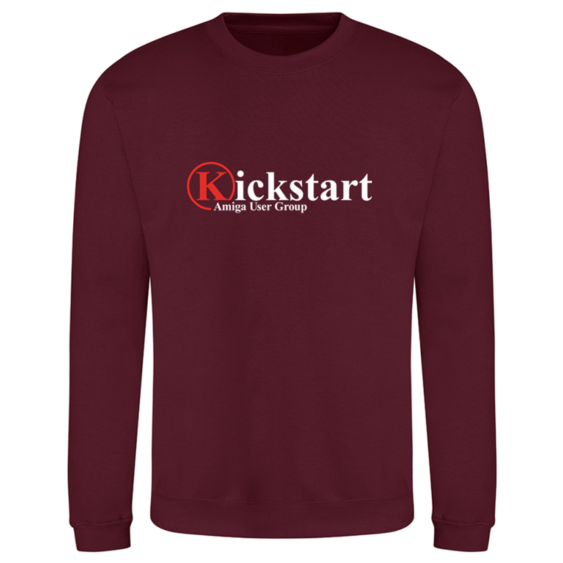 Polycotton sweatshirt printed with club logo to chest. Unisex sizes XS up to 4XL