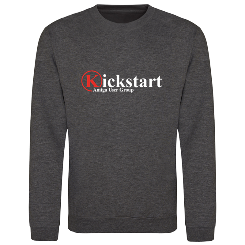 Polycotton sweatshirt printed with club logo to chest. Unisex sizes XS up to 4XL