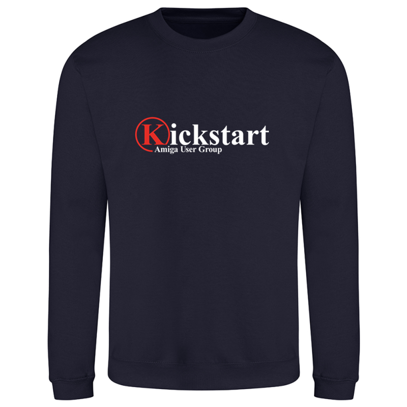Polycotton sweatshirt printed with club logo to chest. Unisex sizes XS up to 4XL