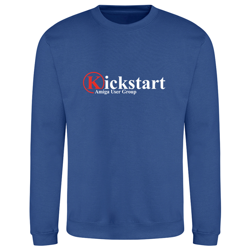 Polycotton sweatshirt printed with club logo to chest. Unisex sizes XS up to 4XL