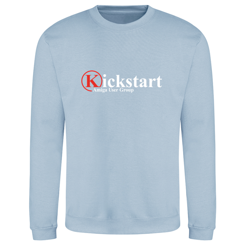 Polycotton sweatshirt printed with club logo to chest. Unisex sizes XS up to 4XL