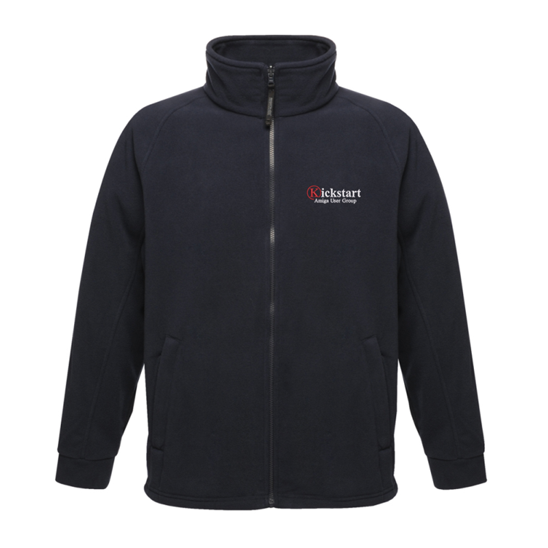 Full zip fleece jacket embroidered with logo left breast.