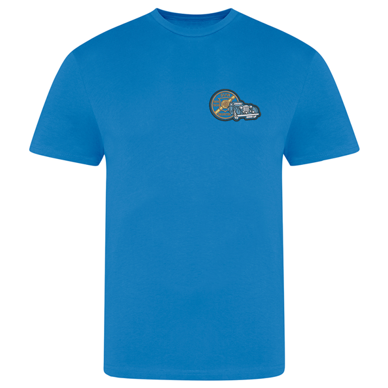 Cotton T Shirt, crew neck, embroidered with club logo to left breast.