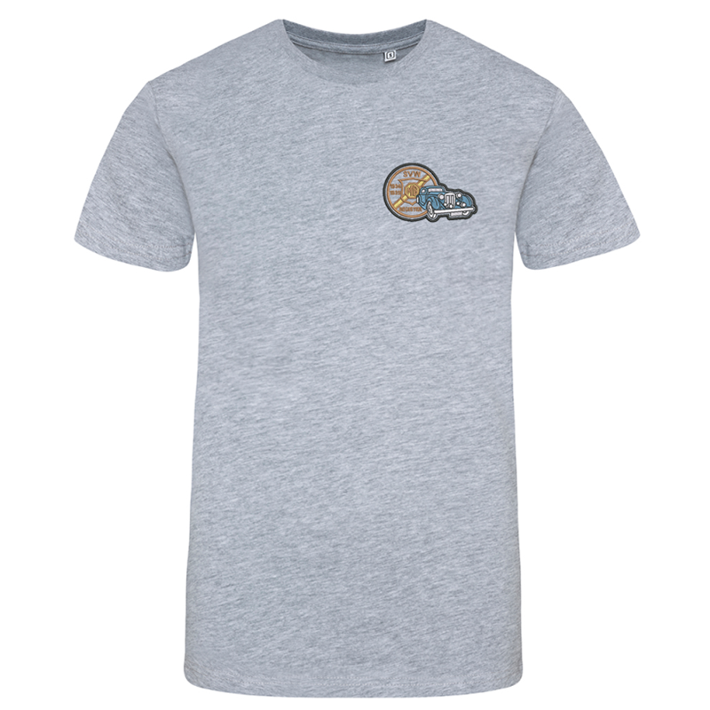 Cotton T Shirt, crew neck, embroidered with club logo to left breast.