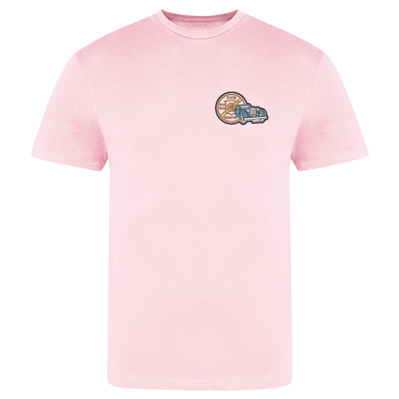 Cotton T Shirt, crew neck, embroidered with club logo to left breast.