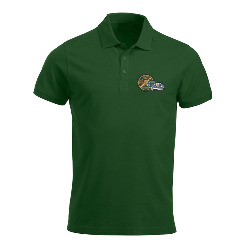 Polycotton Poloshirt embroidered with club logo to left breast.