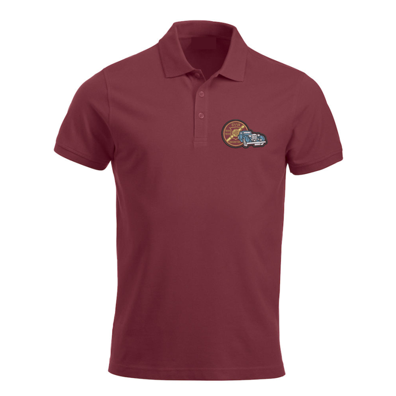 Polycotton Poloshirt embroidered with club logo to left breast.