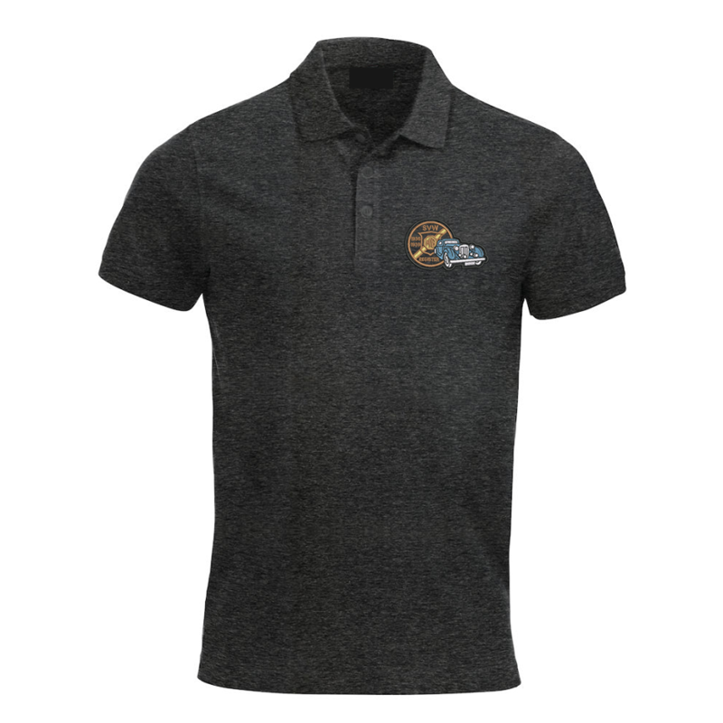 Polycotton Poloshirt embroidered with club logo to left breast.