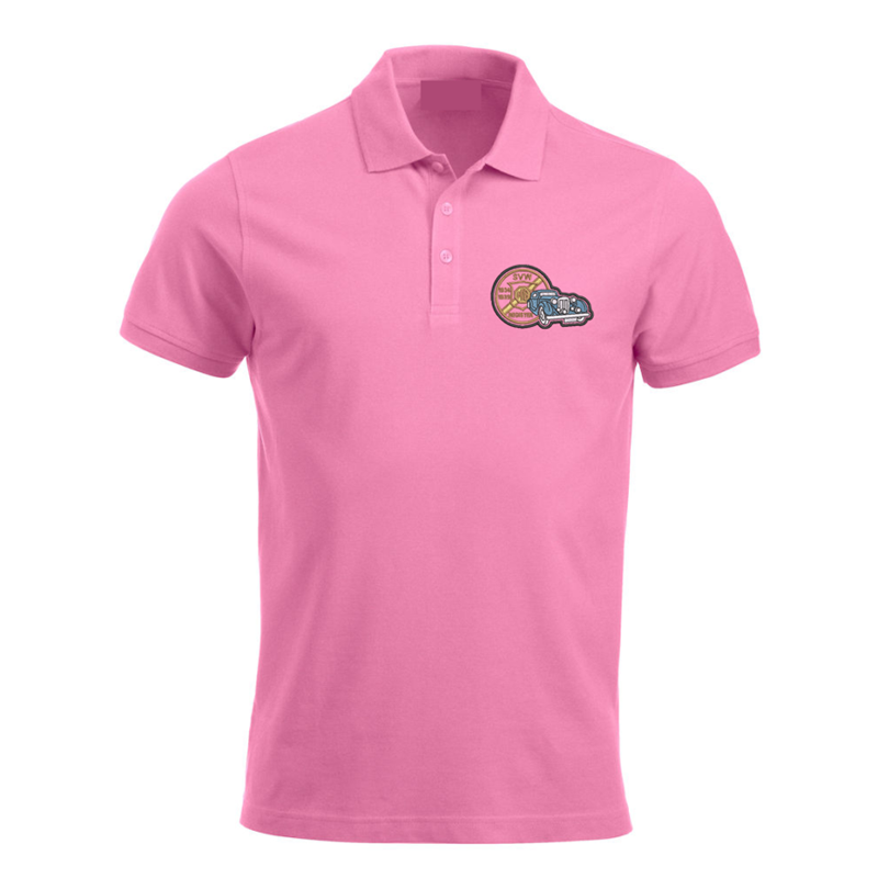 Polycotton Poloshirt embroidered with club logo to left breast.