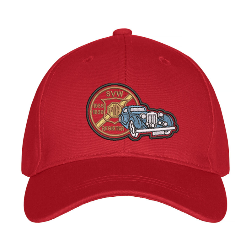 Premium baseball cap with embroidered logo