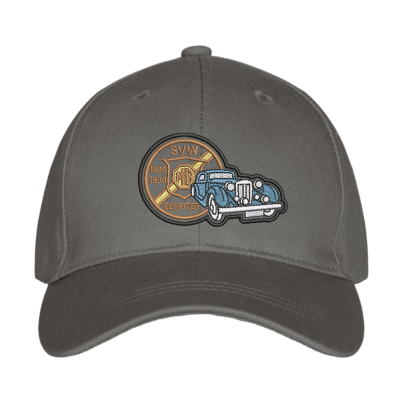 Premium baseball cap with embroidered logo