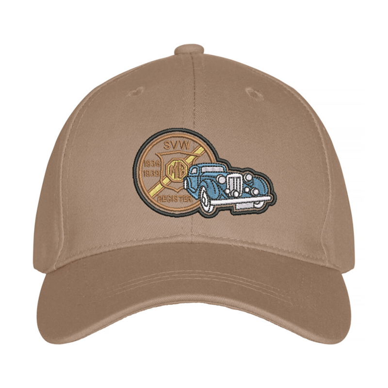 Premium baseball cap with embroidered logo