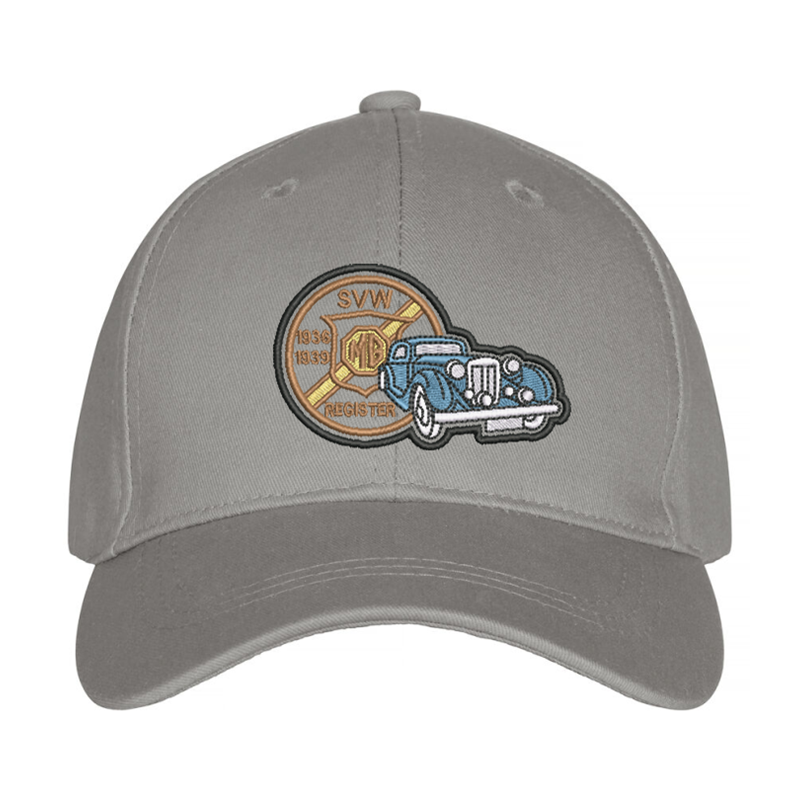Premium baseball cap with embroidered logo