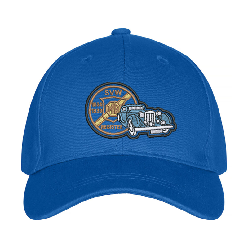 Premium baseball cap with embroidered logo