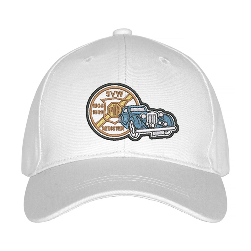 Premium baseball cap with embroidered logo