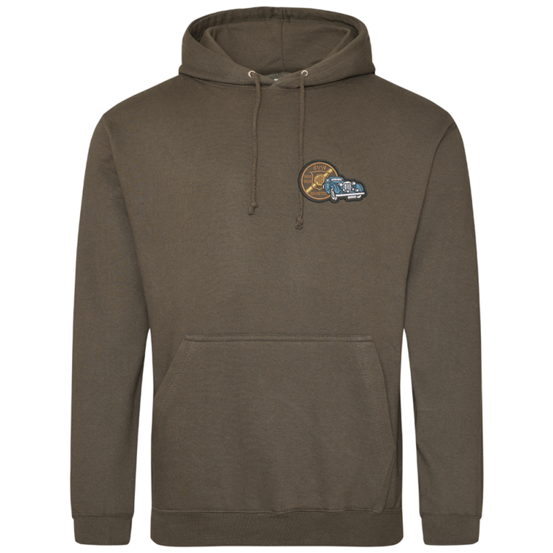 Classic hooded sweatshirt with embroidered logo