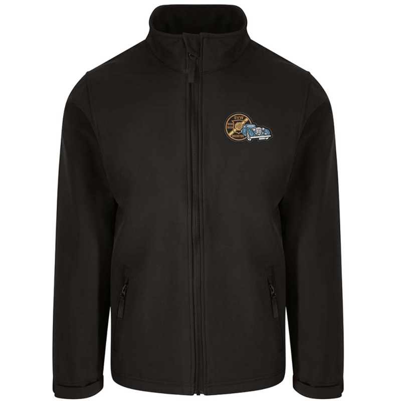 Full zip softshell jacket, embroidered logo left breast