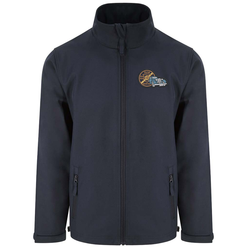 Full zip softshell jacket, embroidered logo left breast