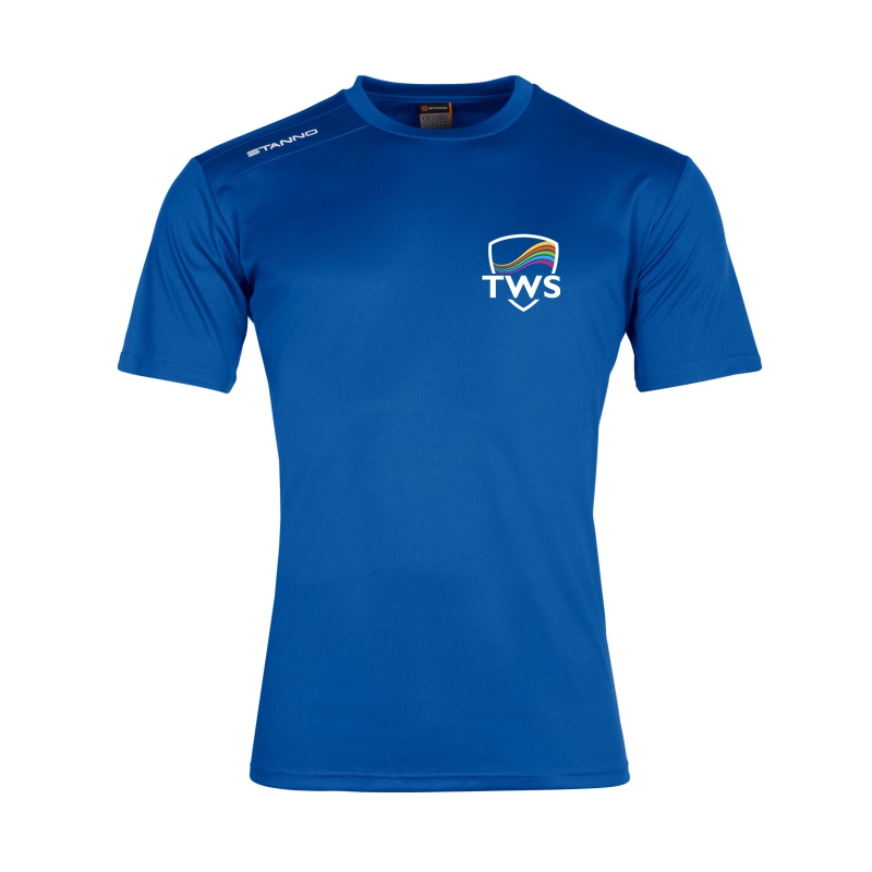 WMS PE round neck sports shirt, with moisture regulating ClimaTec qualities