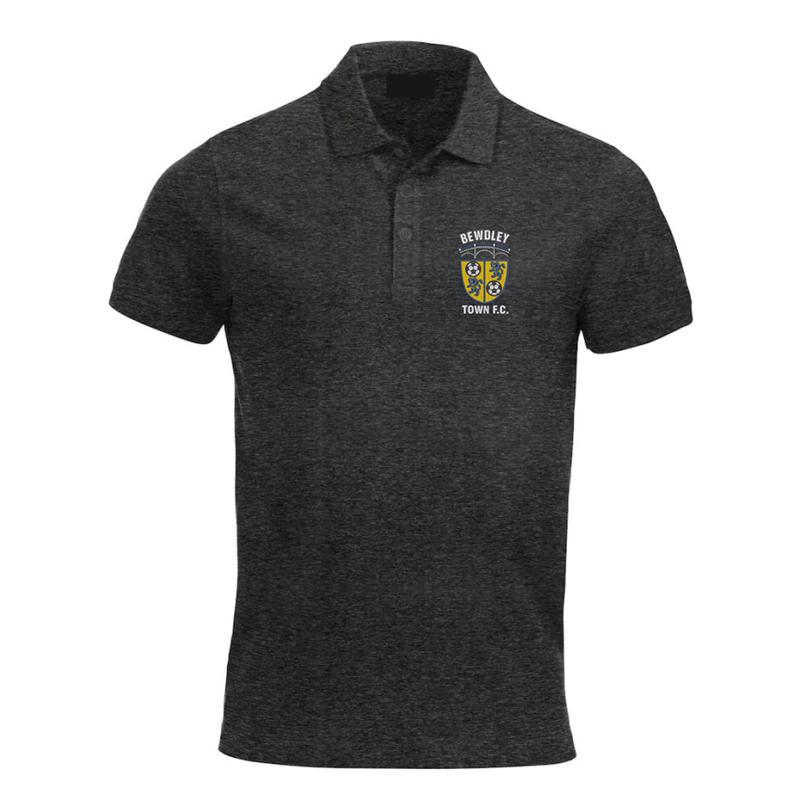 Poloshirt unisex fit, embroidered with club logo left breast