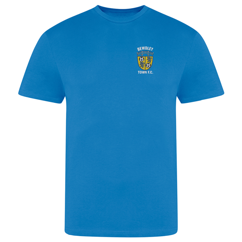 Crew neck cotton T Shirt with logo left breast