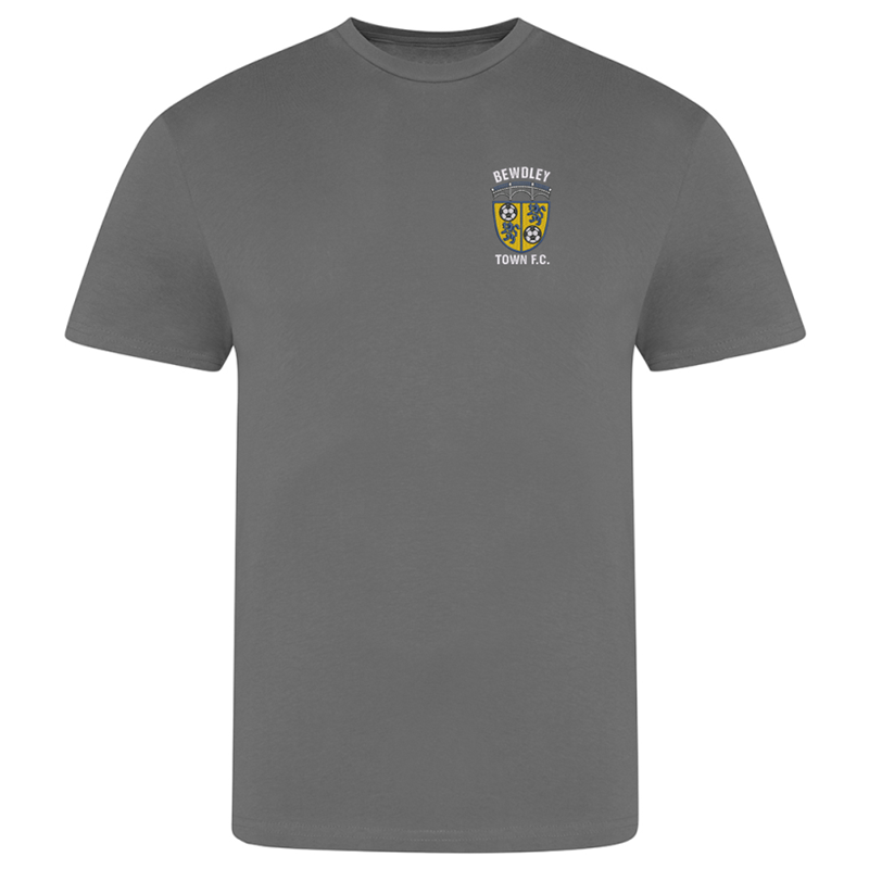 Crew neck cotton T Shirt with logo left breast
