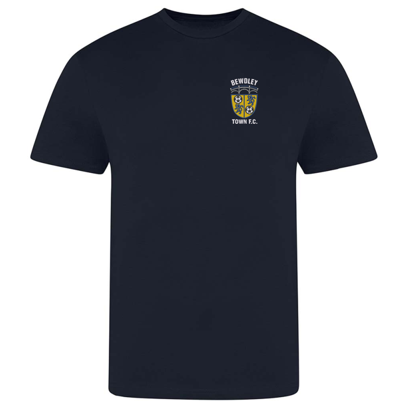 Crew neck cotton T Shirt with logo left breast