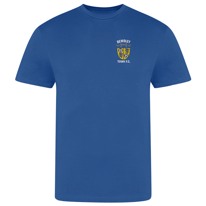 Crew neck cotton T Shirt with logo left breast