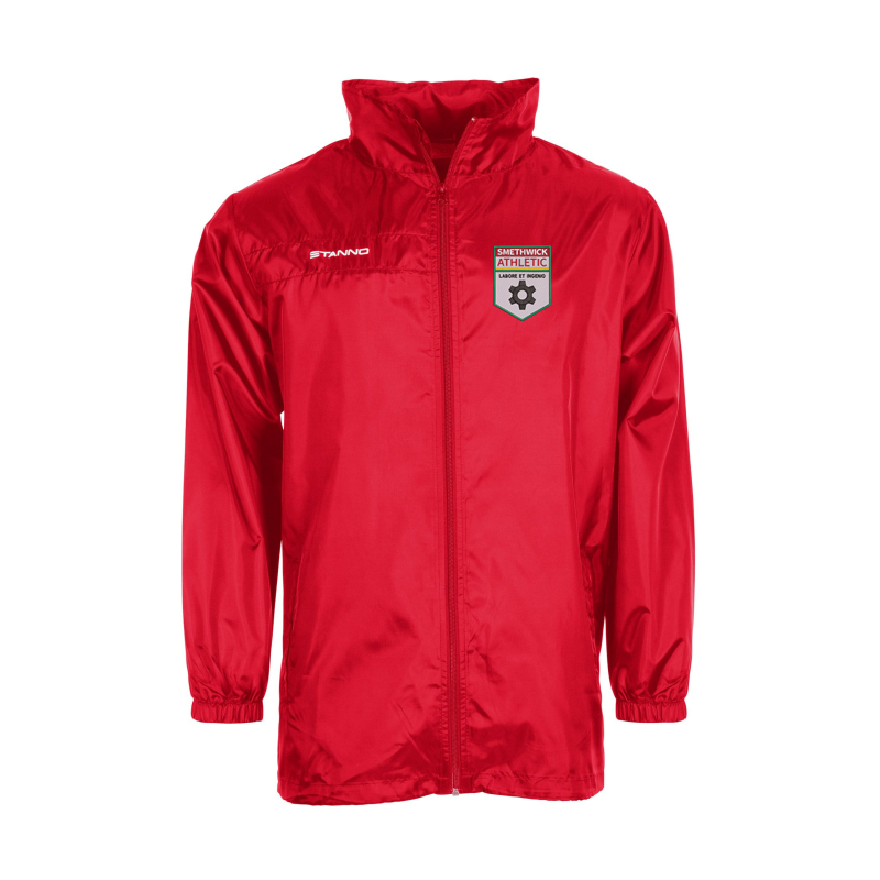 Stanno shower jacket embroidered with club logo